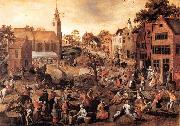 MOSTAERT, Gillis Village Feast sg oil painting reproduction
